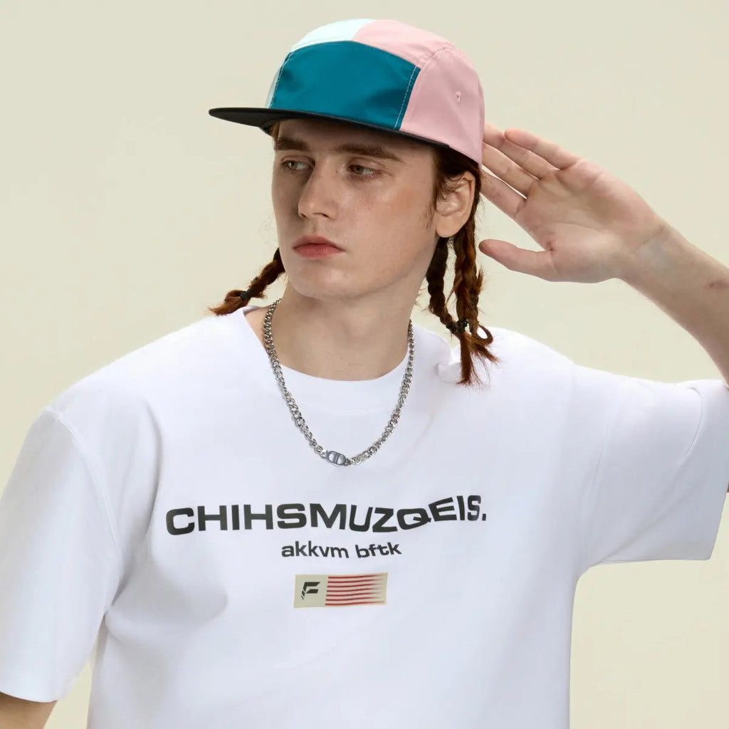 Blank & Custom Low Profile Mixed Color Nylon Camper Cap Wholesale - 6713