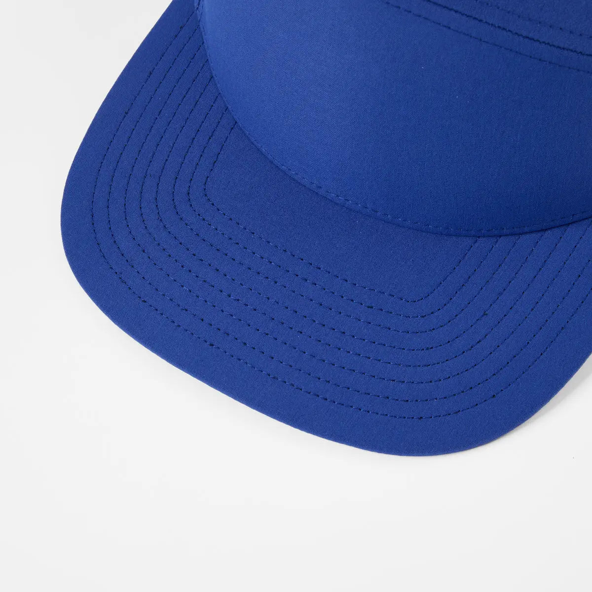 Blank & Custom Flat Bill 7 Panel Perforated Snapback Golf Hat Wholesale - 6472