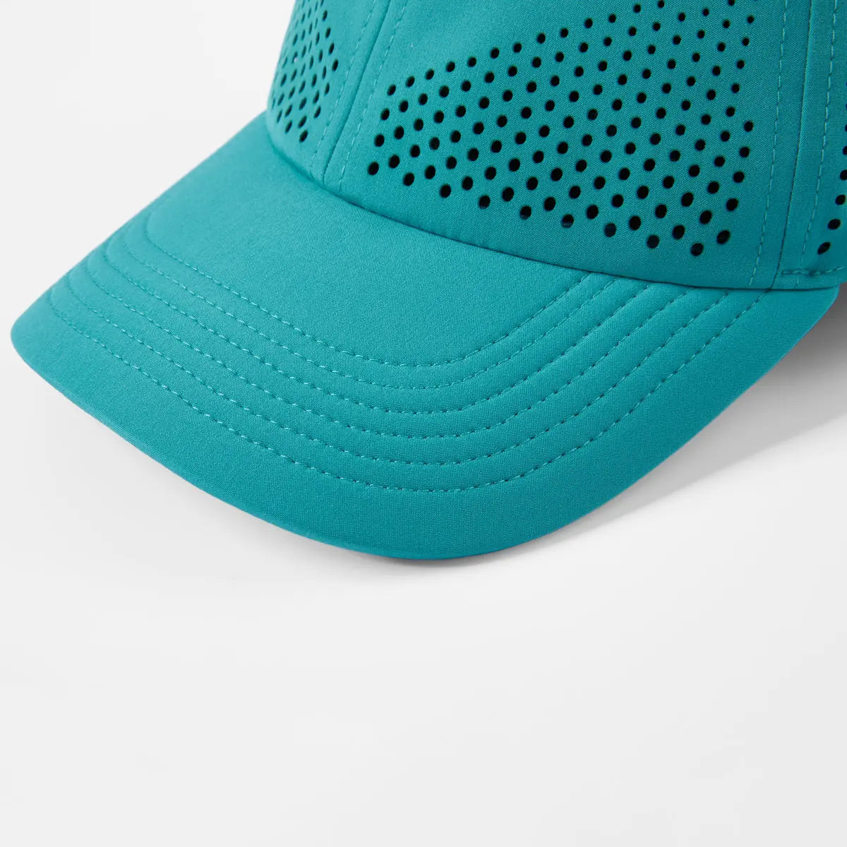 Blank & Custom 6 Panel Perforated Performance Running Hat Wholesale - 6445
