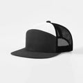 Blank & Custom Flat Bill 7 Panel Trucker Hat Wholesale - 6471 (Recycled)