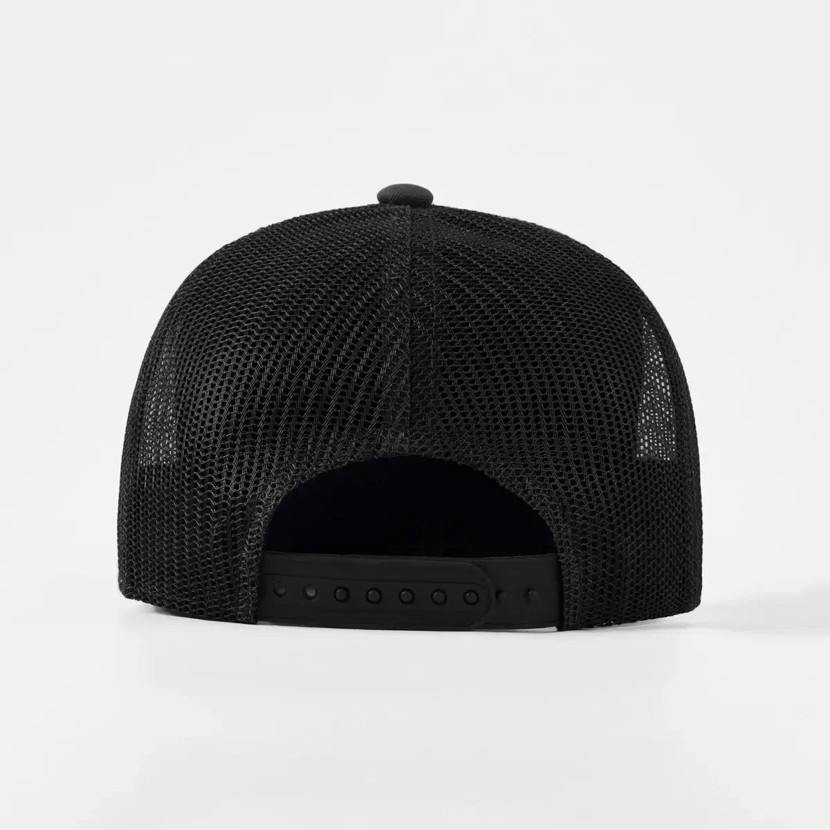 Blank & Custom Flat Bill 7 Panel Trucker Hat Wholesale - 6471 (Recycled)