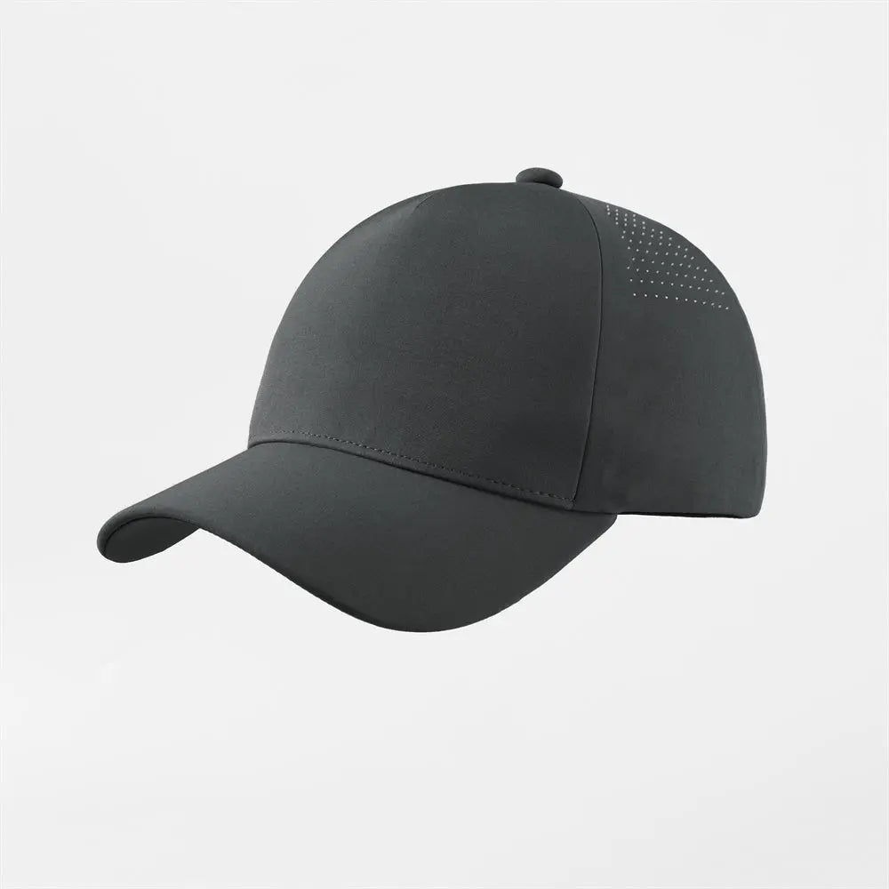Blank Seamless Bonded Water Repellent Perforated 5 Panel Snapback Golf Hat Wholesale  - 5312