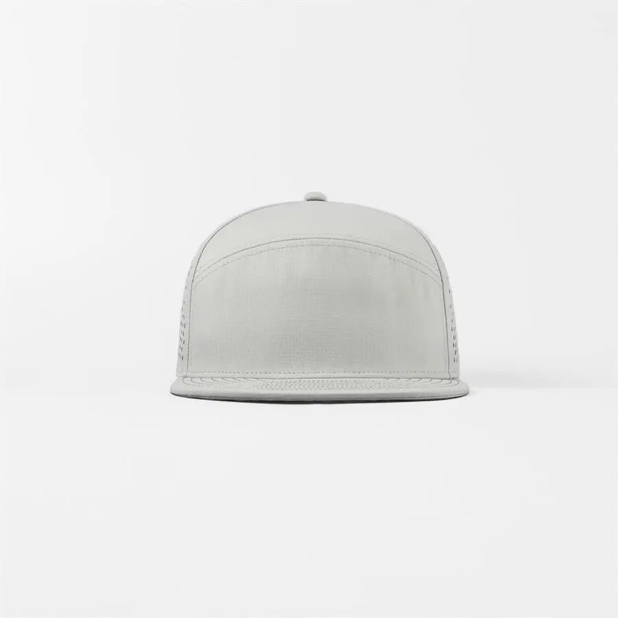 Blank & Custom Perforated Flat Bill Water Repellent Snapback Golf Hat Wholesale - 6023