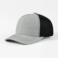 Blank & Custom 6 Panel Mid Profile Structured Trucker Hat Wholesale - 7018