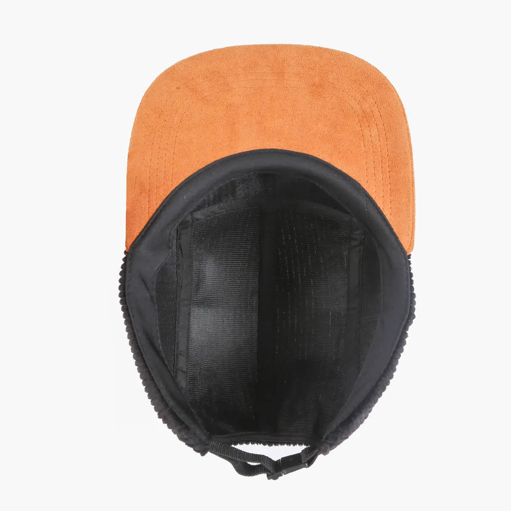 Blank & Custom Corduroy 5 Panel Flat Bill Camper Hat Wholesale - 6715