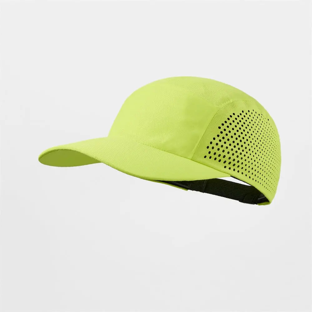 Blank & Custom 5 Panel Seamless Lightweight Perforated Running Cap Wholesale - 5027