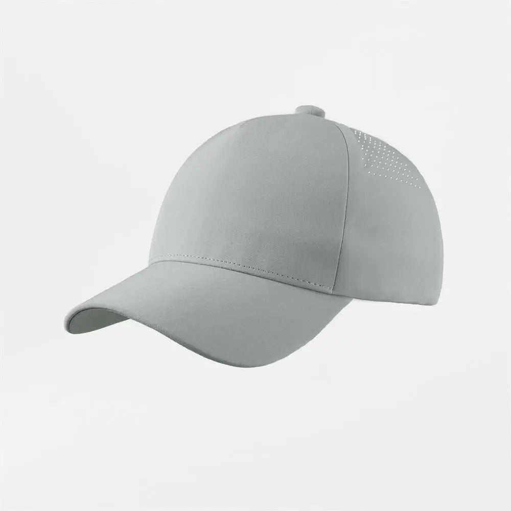 Blank Seamless Bonded Water Repellent Perforated 5 Panel Snapback Golf Hat Wholesale  - 5312