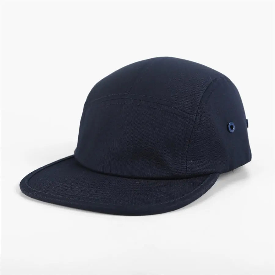 Blank Flat Bill 5 Panel Cotton Twill Camper Hat Wholesale - 6714