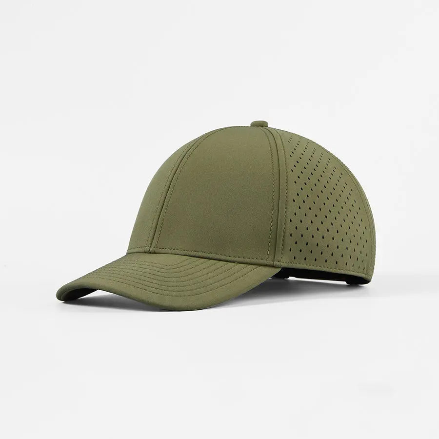 Blank & Custom 6-Panel Perforated Performance Golf Snapback Hat Wholesale – 6266