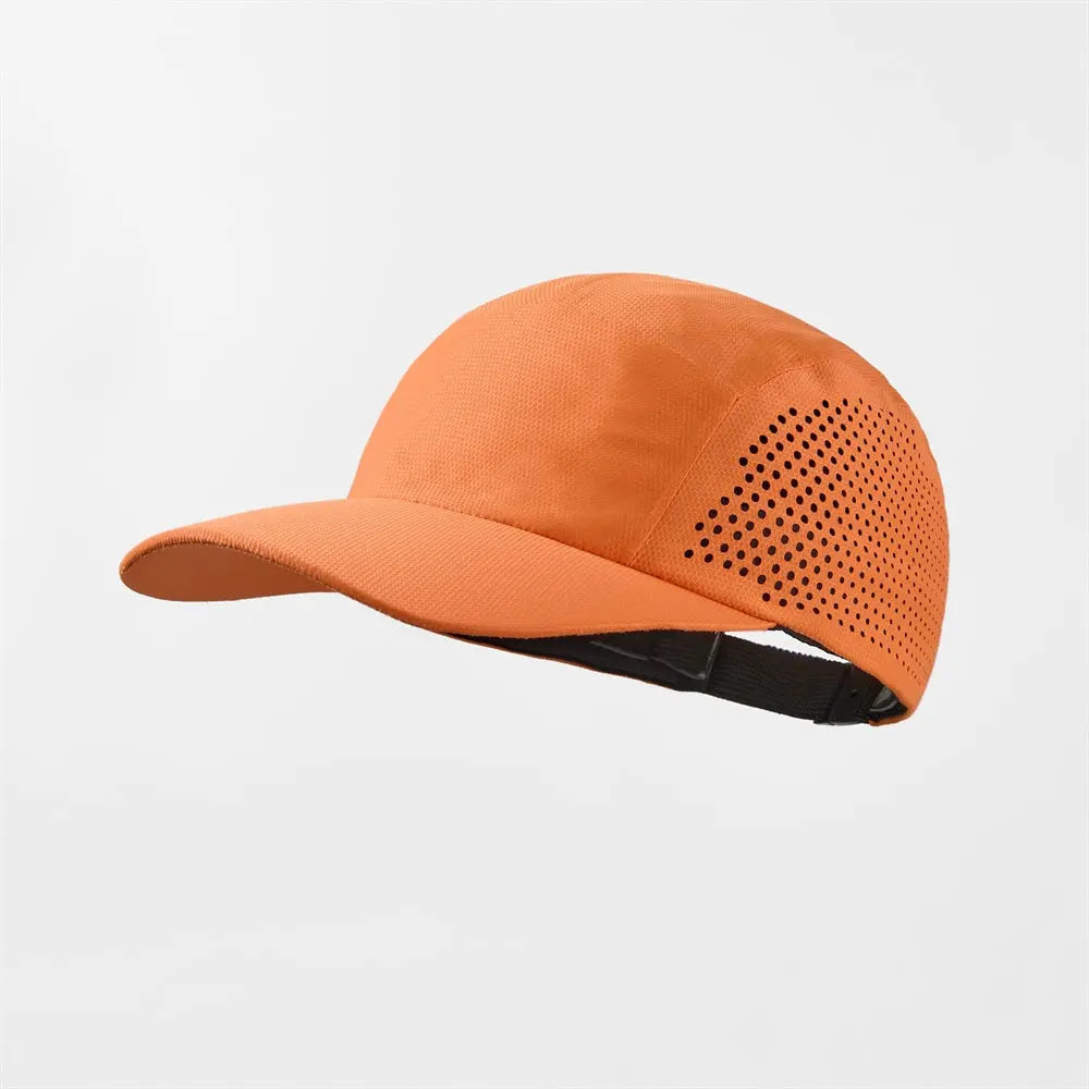 Blank & Custom 5 Panel Seamless Lightweight Perforated Running Cap Wholesale - 5027