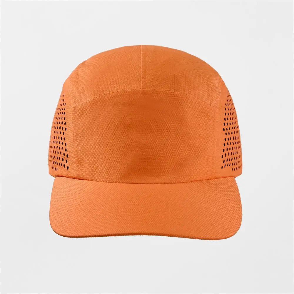 Blank & Custom 5 Panel Seamless Lightweight Perforated Running Cap Wholesale - 5027