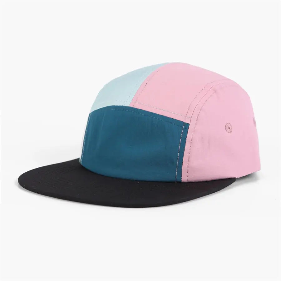 Blank & Custom Low Profile Mixed Color Nylon Camper Cap Wholesale - 6713