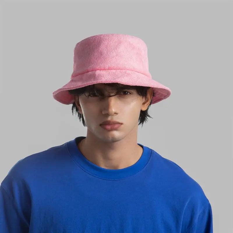 Wholesale Blank Terry Cloth Bucket Hat - 112