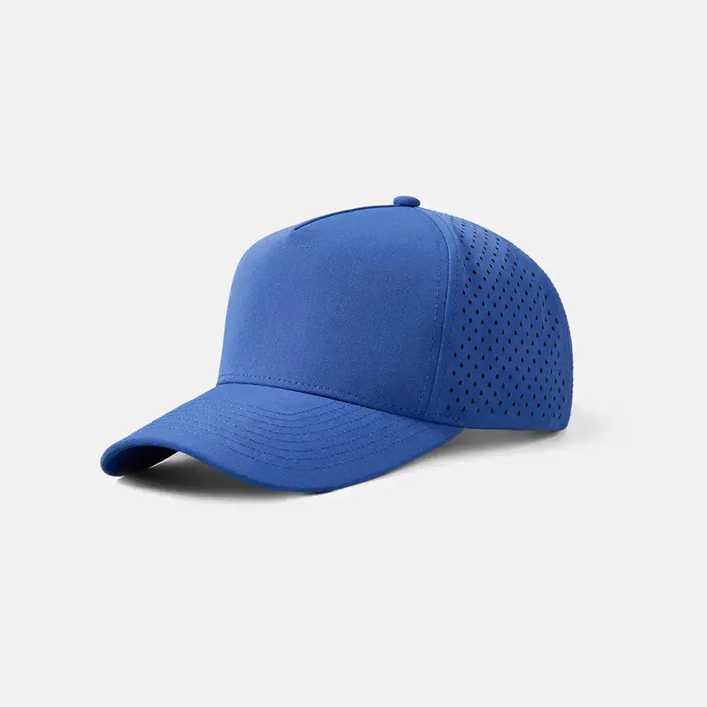 Blank & Custom Perforated 5 Panel Performance Snapback Golf Hat Wholesale - 6526