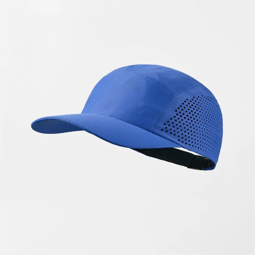 Blank & Custom 5 Panel Seamless Lightweight Perforated Running Cap Wholesale - 5027