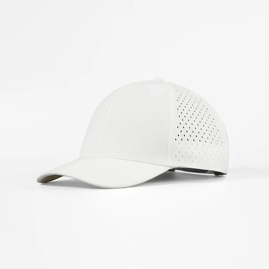 Blank & Custom 6-Panel Perforated Performance Golf Snapback Hat Wholesale – 6266