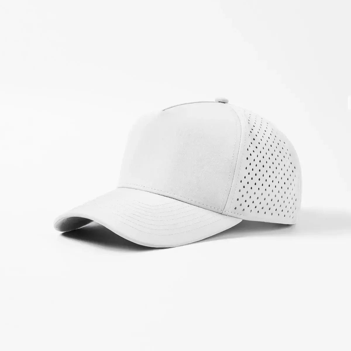 Blank & Custom Youth 5 Panel Perforated Water Repellent Snapback Golf Hat - 5479