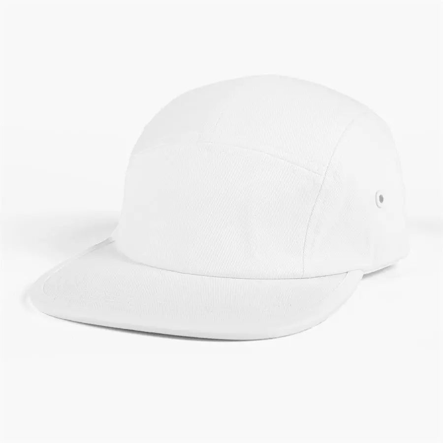Blank Flat Bill 5 Panel Cotton Twill Camper Hat Wholesale - 6714