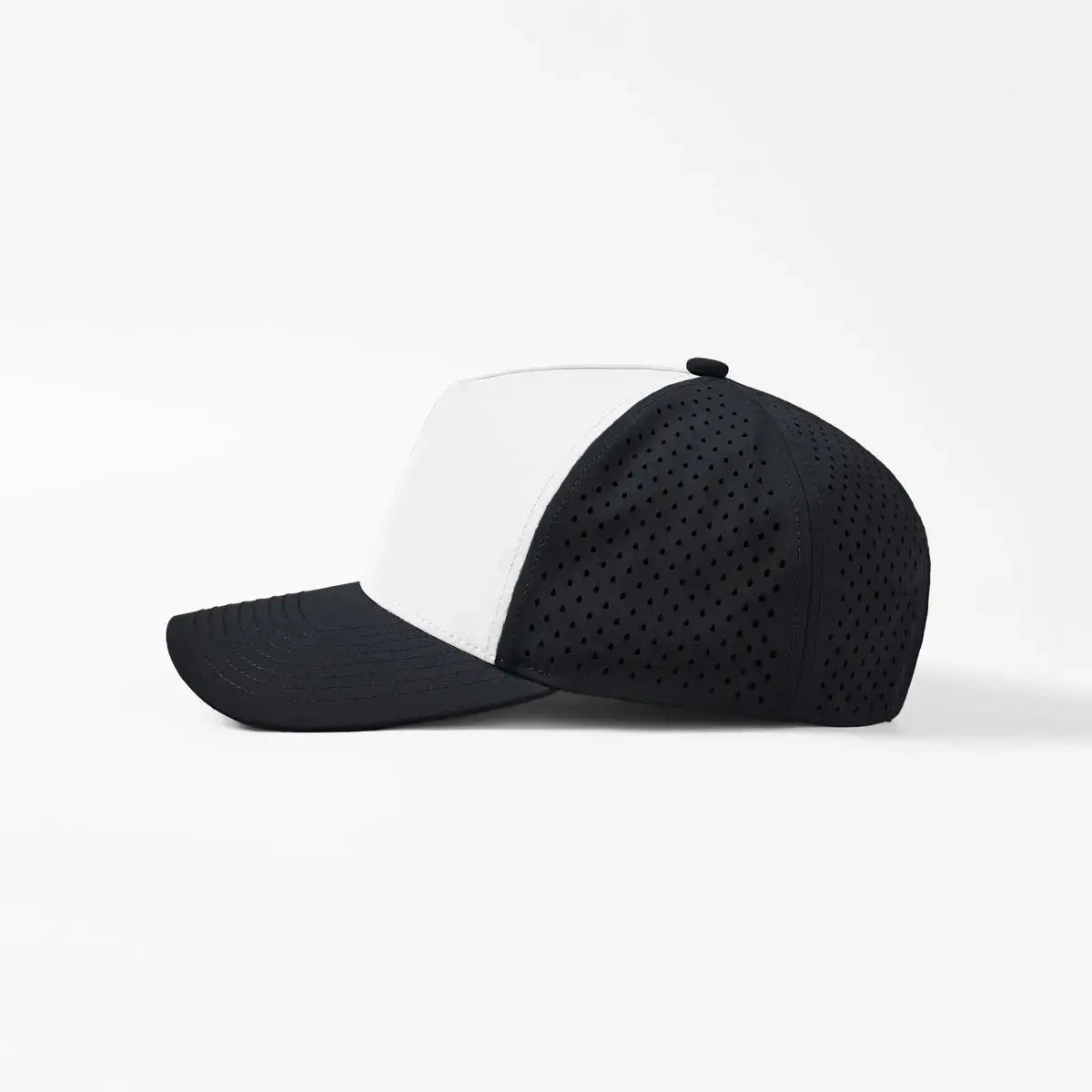 Blank & Custom Youth 5 Panel Perforated Water Repellent Snapback Golf Hat - 5479