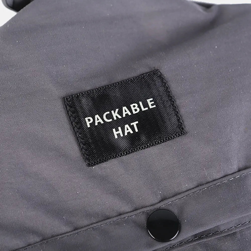 Blank Water Resistant Packable Bucket Hat with String UPF 50+ Wholesale - 128
