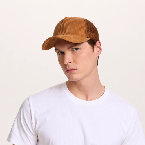 Blank & Custom 5 Panel Corduroy Trucker Hats Wholesale - 5129