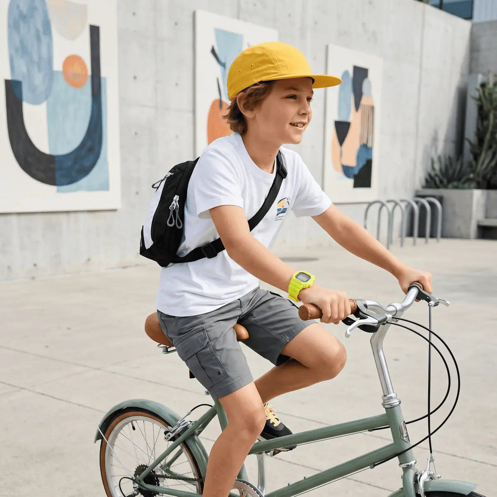 Blank & Custom Kids 5 Panel Water Repellent Nylon Camper Hat Wholesale - 5475