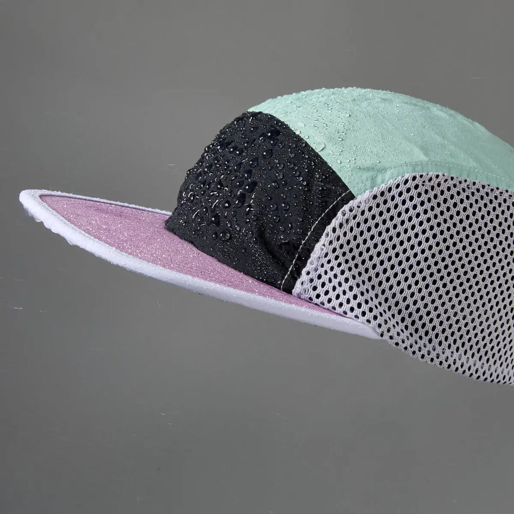 Blank & Custom Water Repellent 5 Panel Nylon Mesh Camper Hat Wholesale - 5209