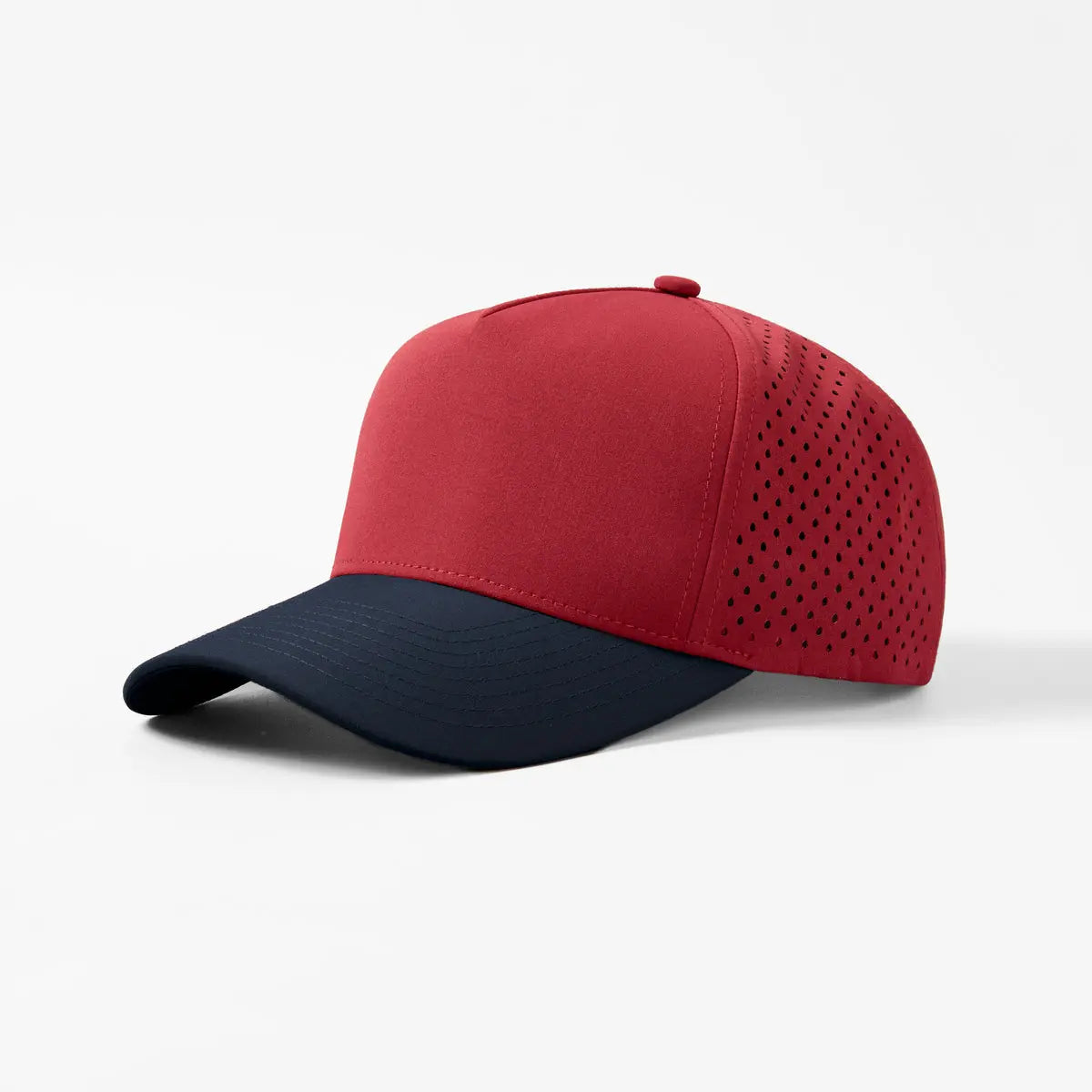Blank & Custom Perforated 5 Panel Performance Snapback Golf Hat Wholesale - 6526