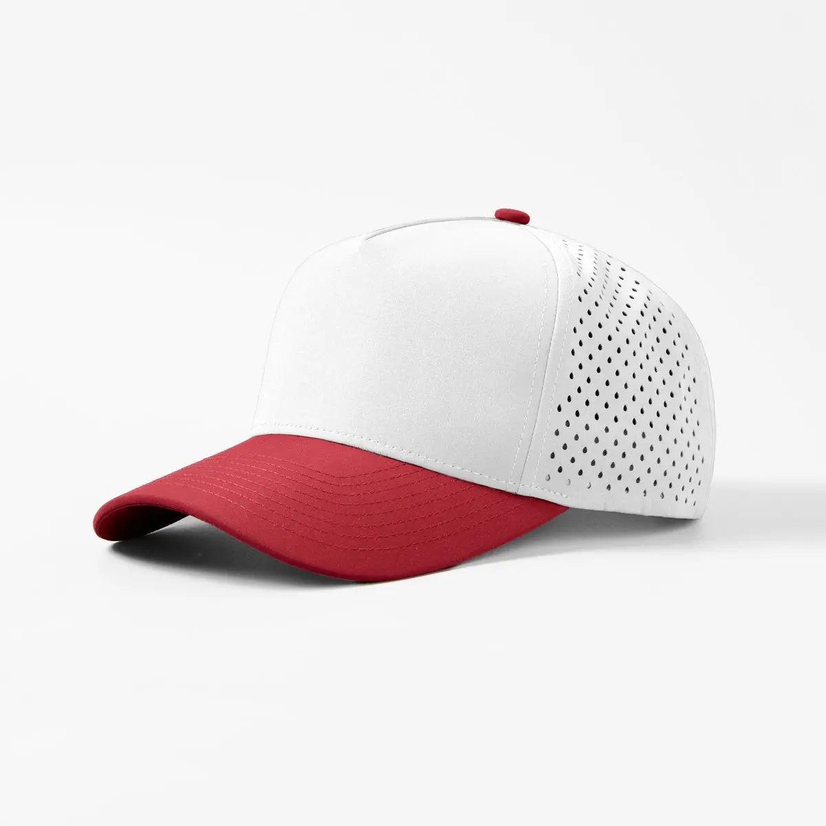 Blank & Custom Perforated 5 Panel Performance Snapback Golf Hat Wholesale - 6526